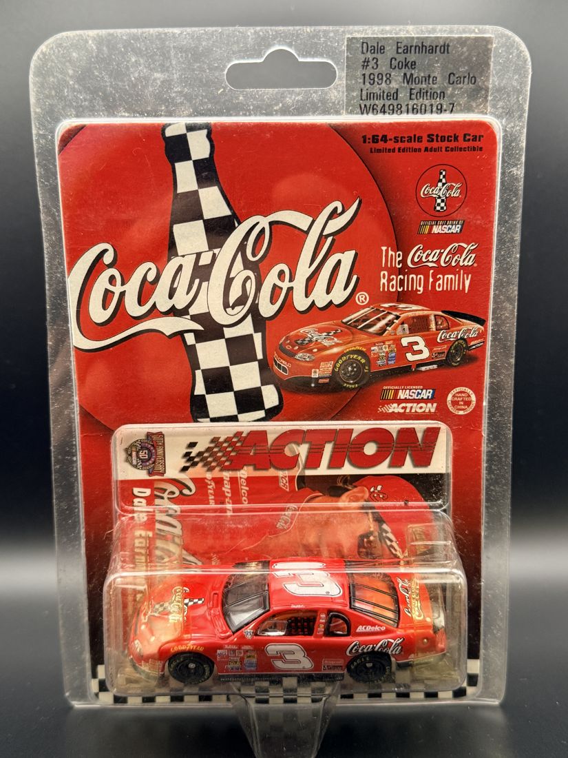 1998 Chevrolet Dale Earnhardt #3 Coca-Cola Action Racing Collectables 1:64 diecast