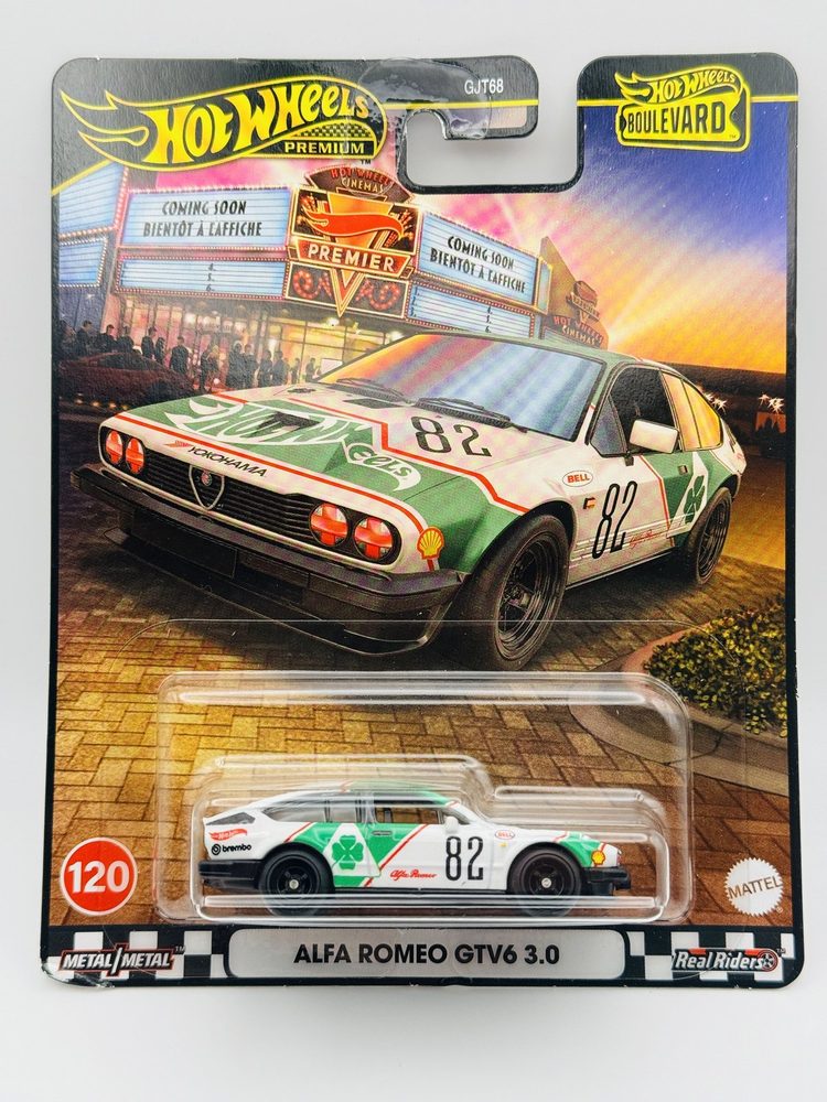 Alfa Romeo GTV6 3.0 die-cast on display