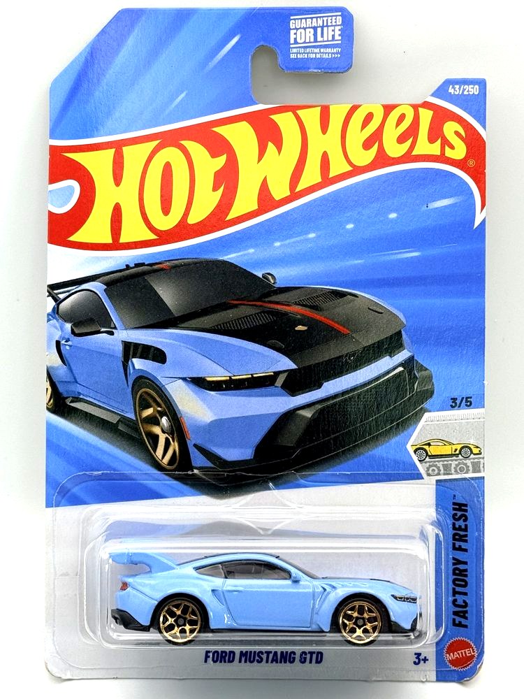 2025 Ford Mustang GTD (Light Blue) Hot Wheels 1:64 diecast