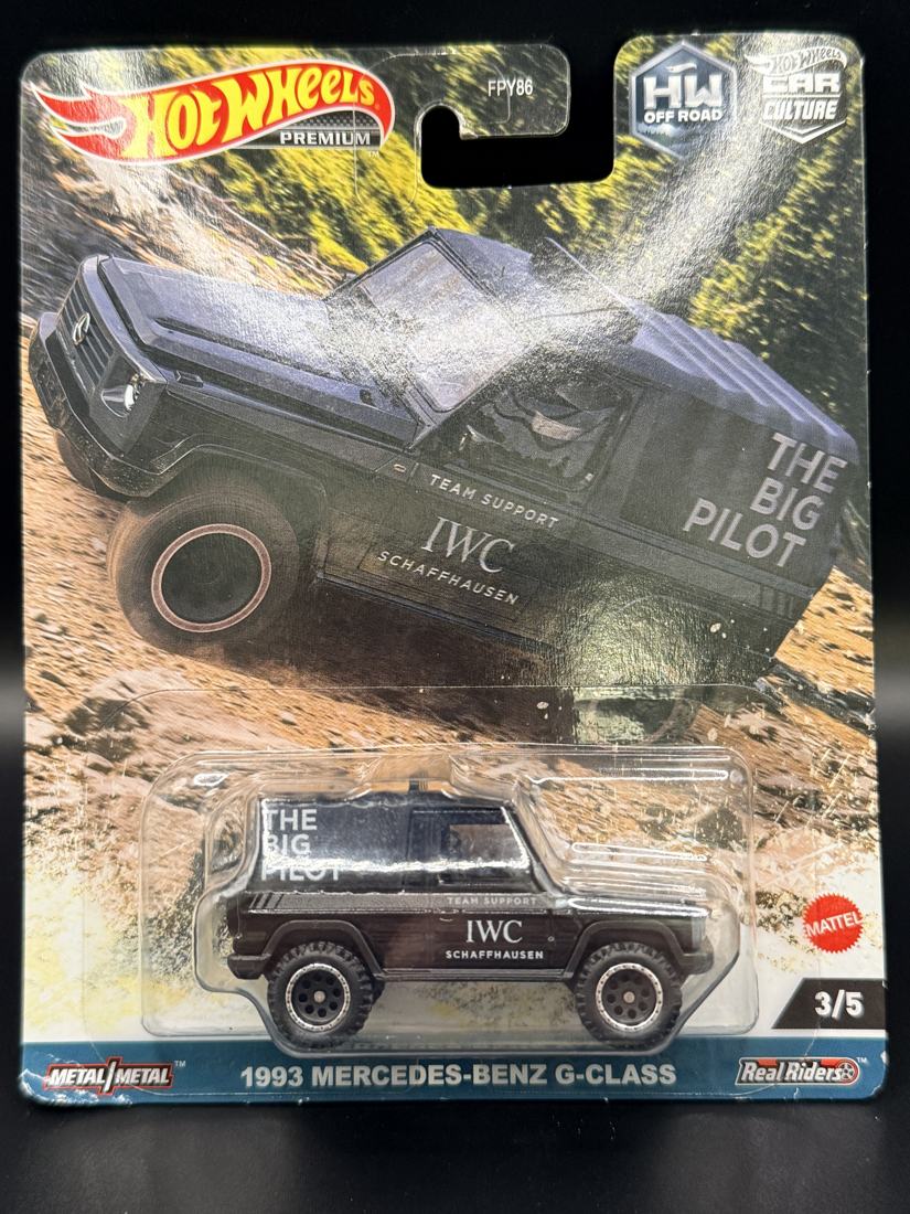 1993 Mercedes-Benz 1993 G-Class (The Big Pilot) Hot Wheels Premium 1:64 diecast