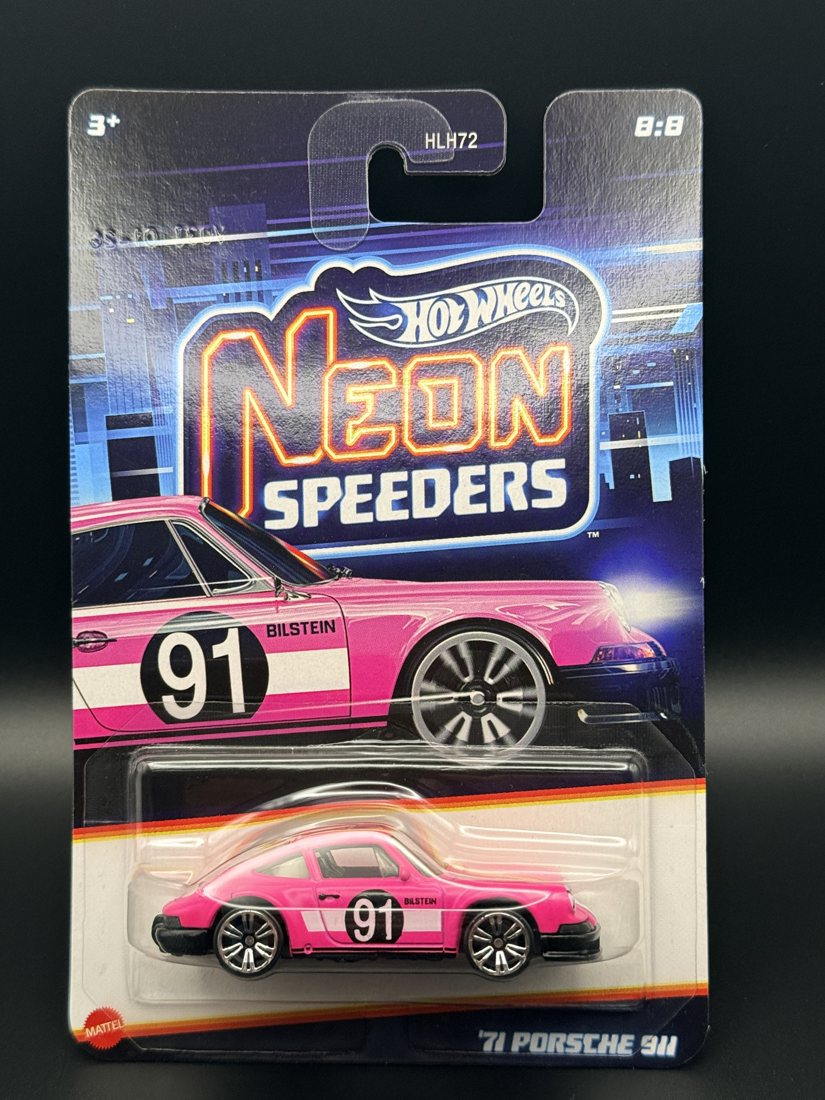 1971 '71 Porsche 911 (Neon Speeders) Hot Wheels 1:64 diecast
