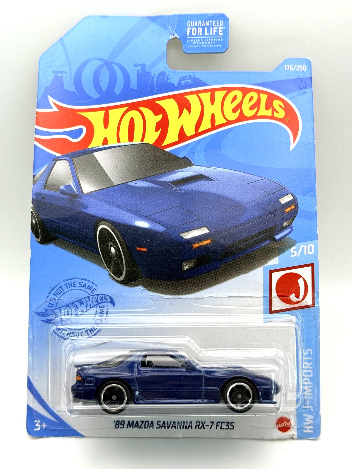 '89 Savanna RX-7 FC3S (Blue) 1:64 diecast