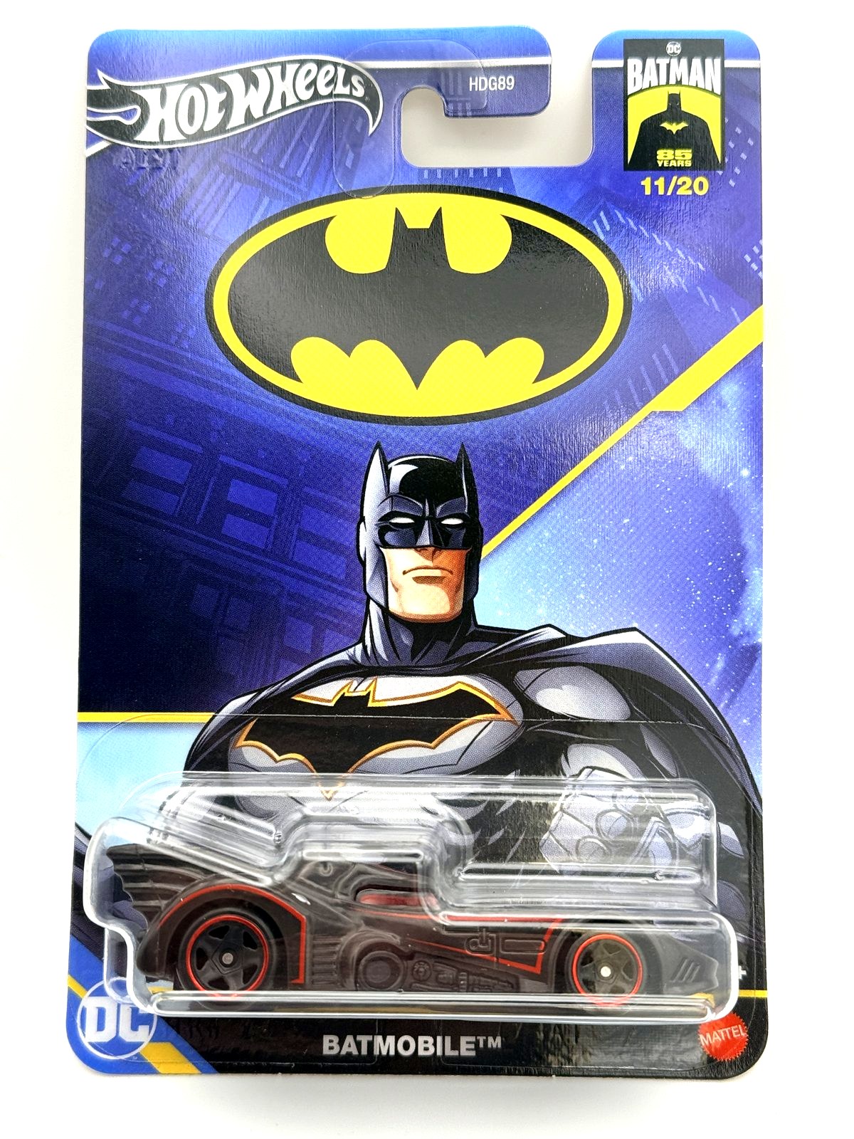 1989 Batman Batmobile (85 Years) Hot Wheels 1:64 diecast