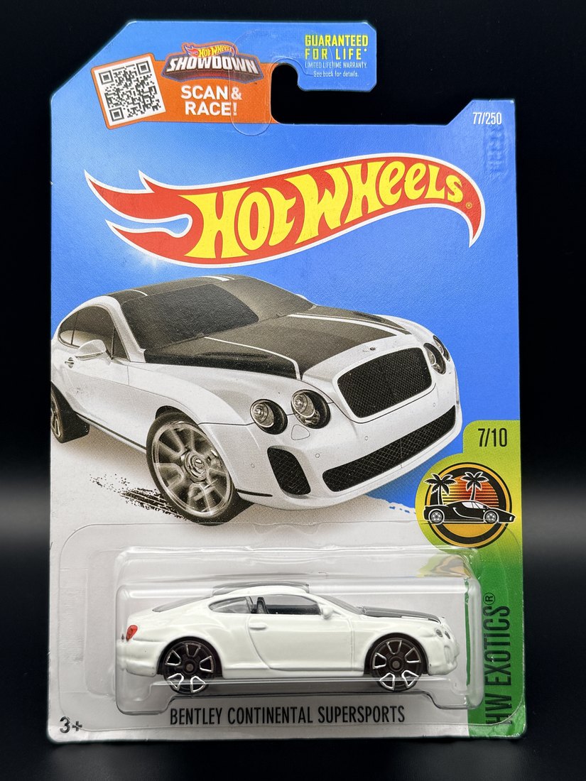 2016 Bentley Continental Supersports Hot Wheels 1:64 diecast