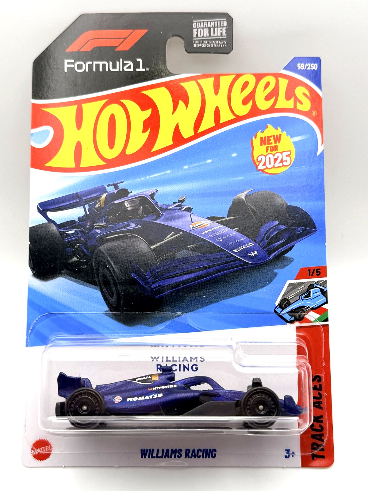 2025 Williams Racing F1 Hot Wheels 1:64 diecast
