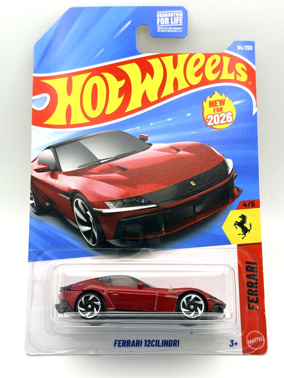 2026 Ferrari 12Cilindri Hot Wheels 1:64 diecast