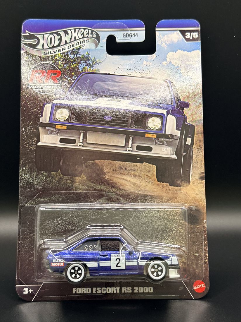 1973 Ford Escort RS 2000 (Silver Series) Hot Wheels 1:64 diecast