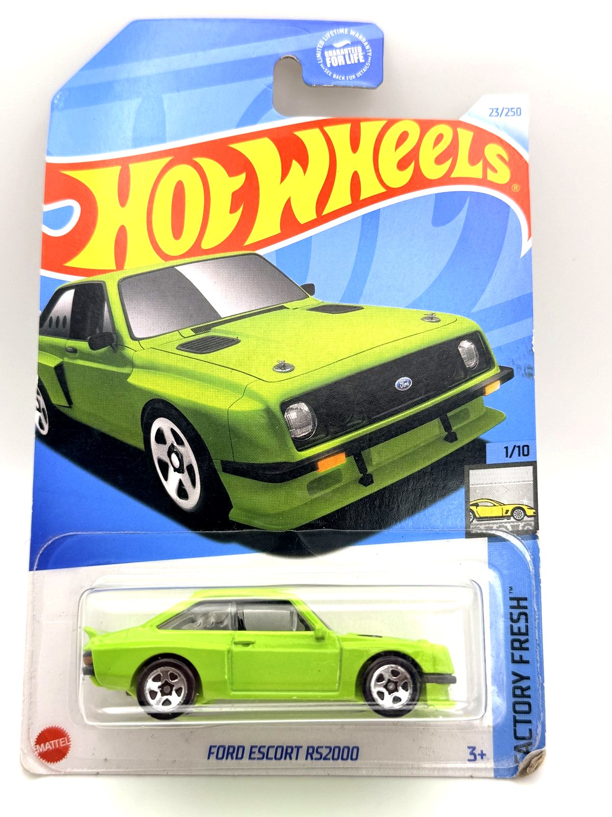 1973 Ford Escort RS2000 Hot Wheels 1:64 diecast