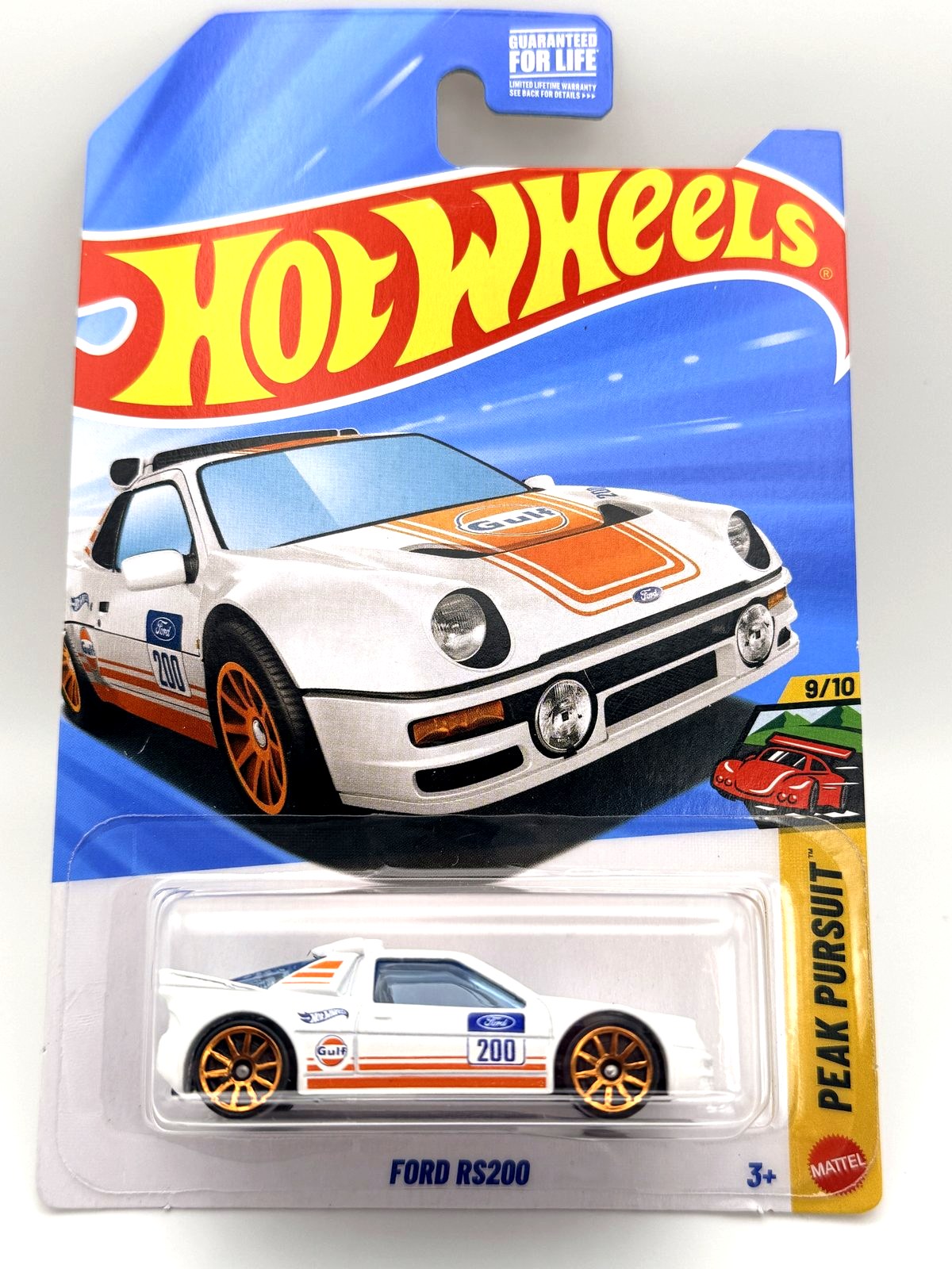 1986 Ford RS200 (Gulf) Hot Wheels 1:64 diecast