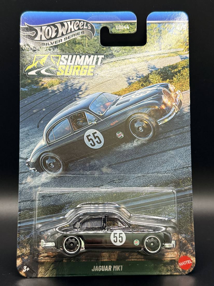 Jaguar Mk1 (Silver Series) Hot Wheels 1:64 diecast