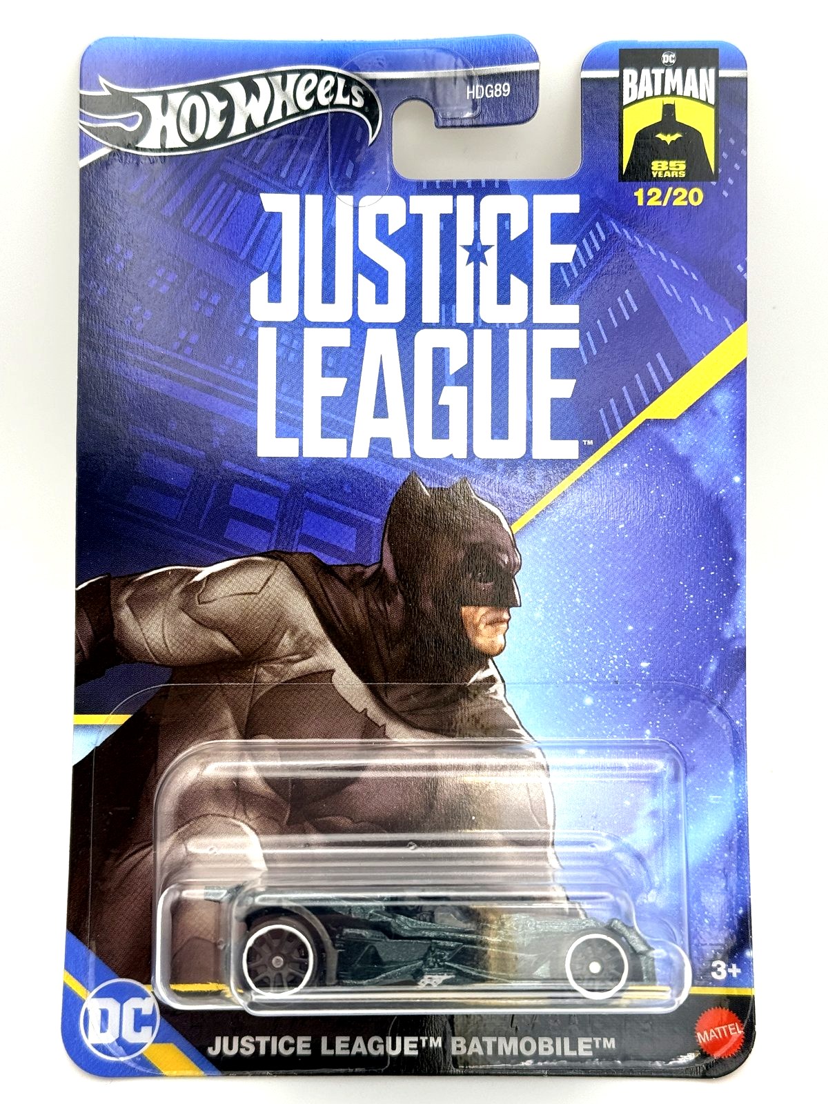2017 Batman Justice League Batmobile (85 Years) Hot Wheels 1:64 diecast