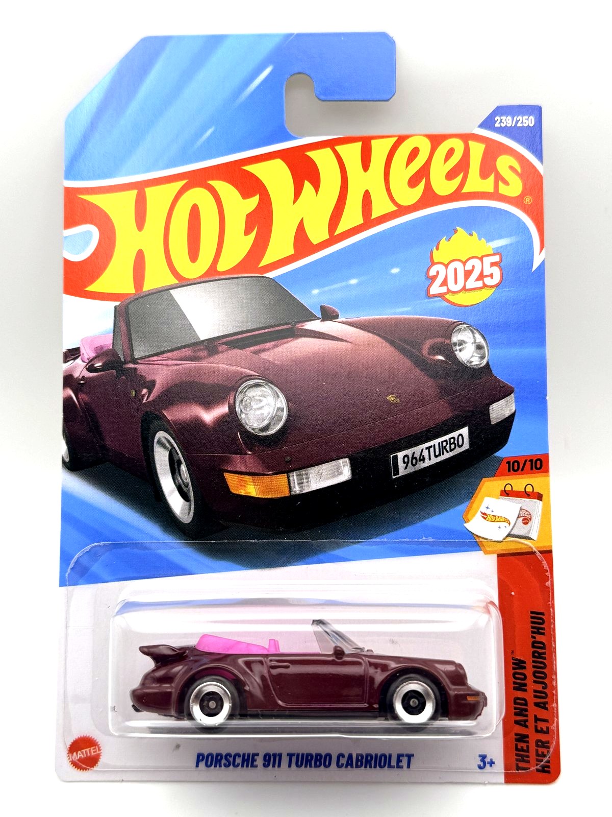1990 Porsche 911 Turbo Cabriolet (964) Hot Wheels 1:64 diecast