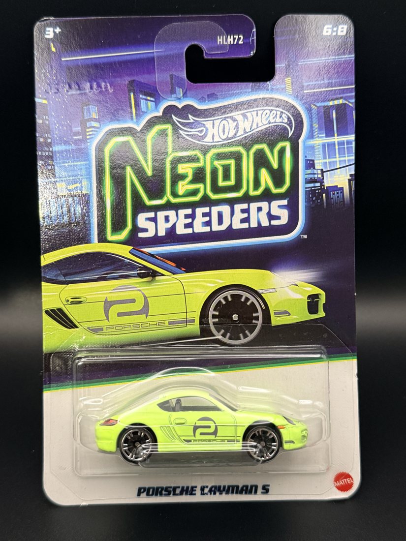 2006 Porsche Cayman S (Neon Speeders) Hot Wheels 1:64 diecast