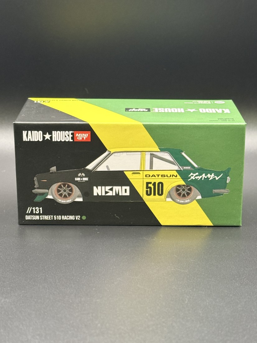 Datsun Street 510 Racing V2 (NISMO) Kaido House × Mini GT 1:64 diecast