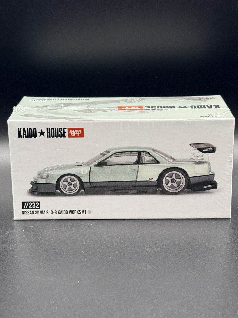 Nissan Silvia S13-R Kaido Works V1 Kaido House × Mini GT 1:64 diecast