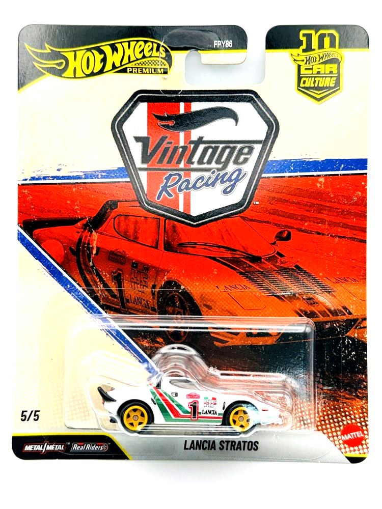 1974 Lancia Stratos Hot Wheels Premium 1:64 diecast