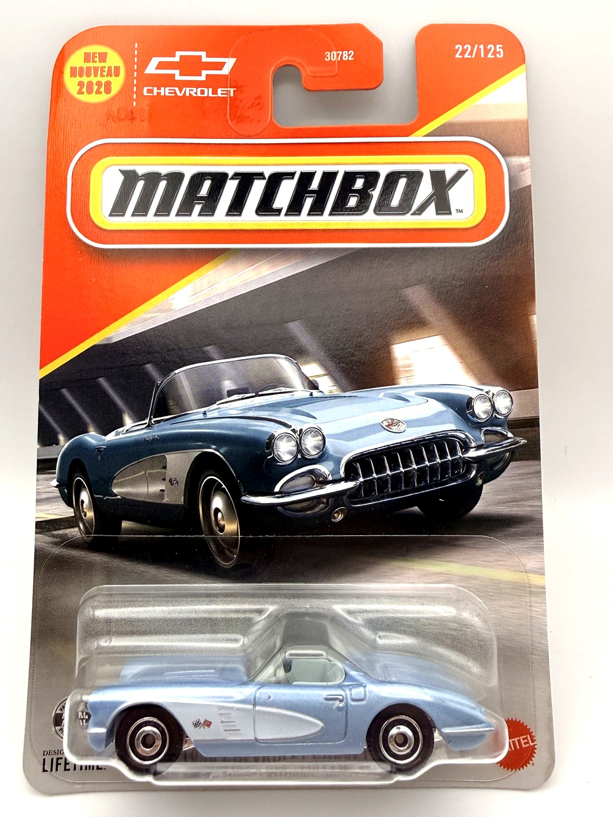 1956 Chevrolet 1956 Corvette Matchbox 1:64 diecast