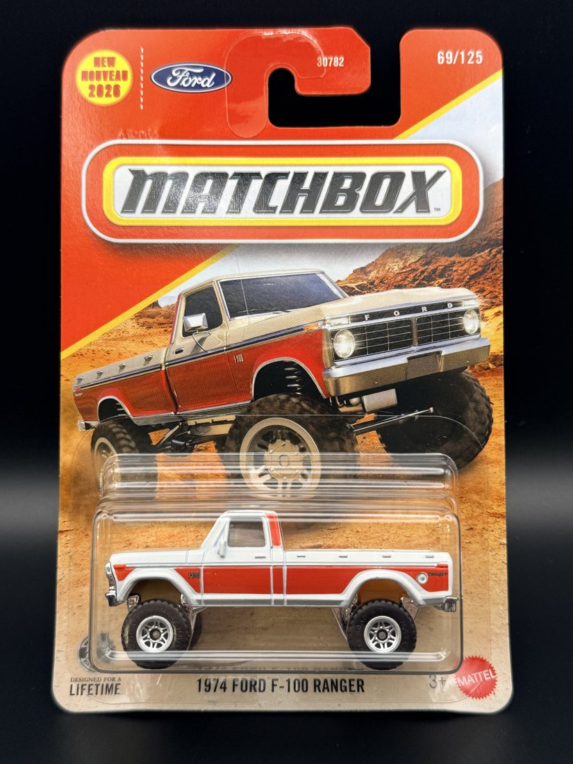 1974 Ford 1974 F-100 Ranger Matchbox 1:64 diecast