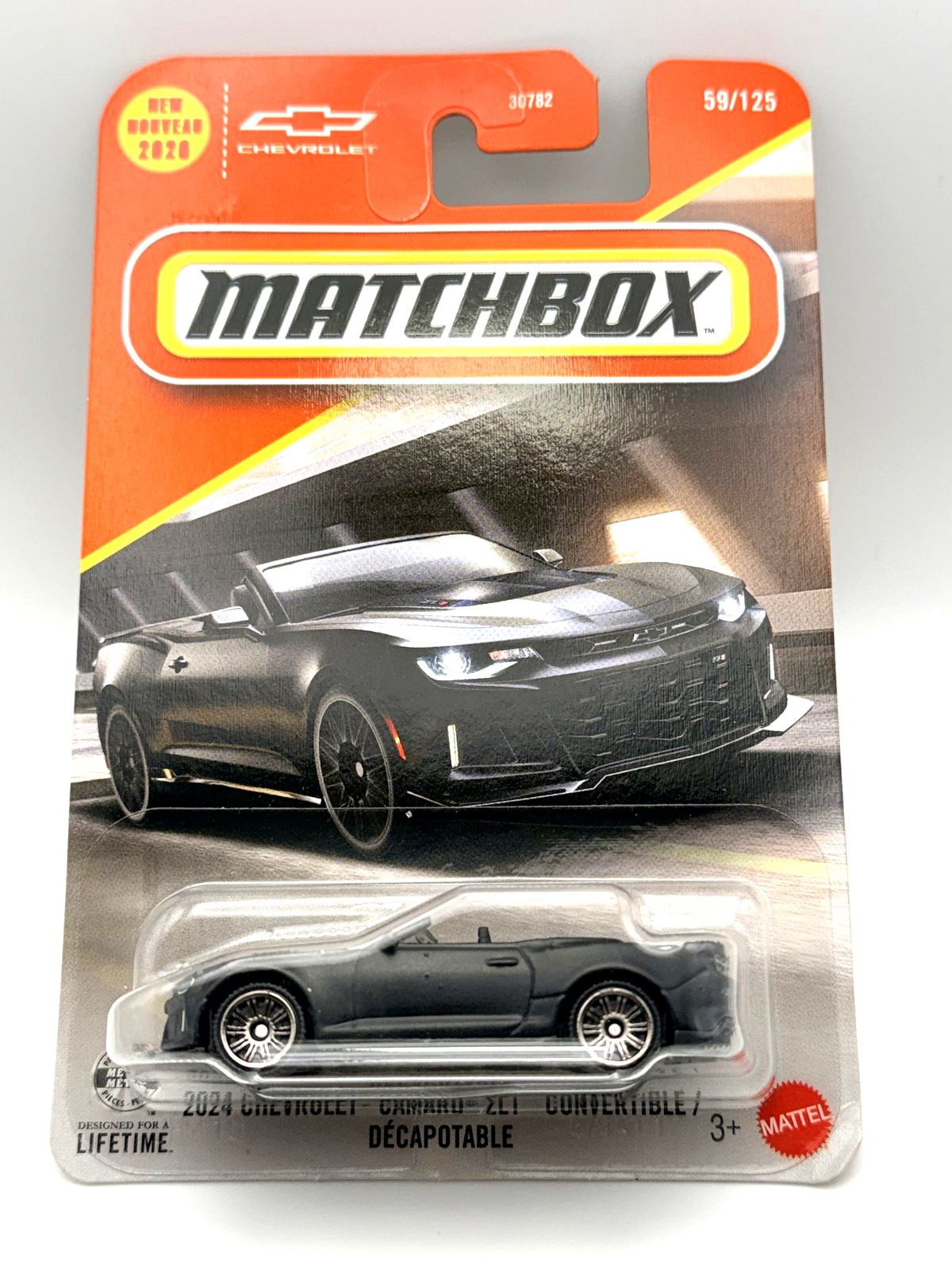 2024 Chevrolet 2024 Camaro ZL1 Convertible Matchbox 1:64 diecast