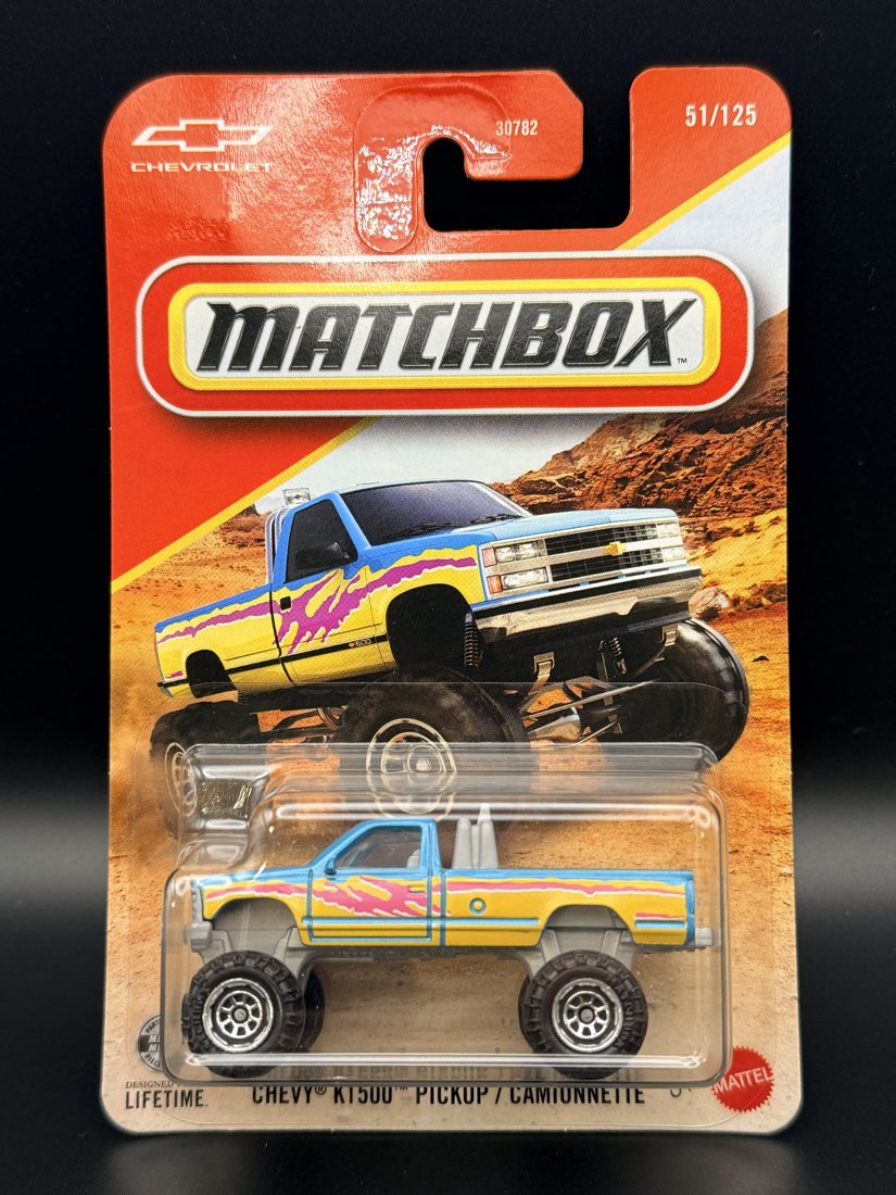 Chevrolet K1500 Pickup Matchbox 1:64 diecast