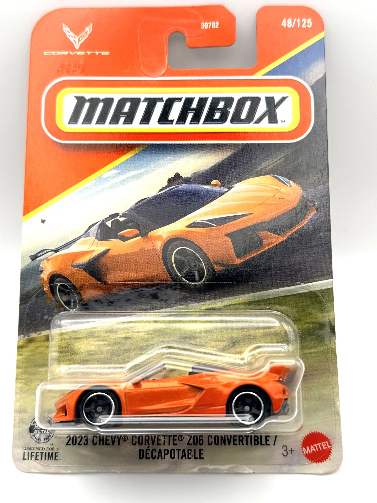 2023 Chevrolet 2023 Corvette Z06 Convertible Matchbox 1:64 diecast
