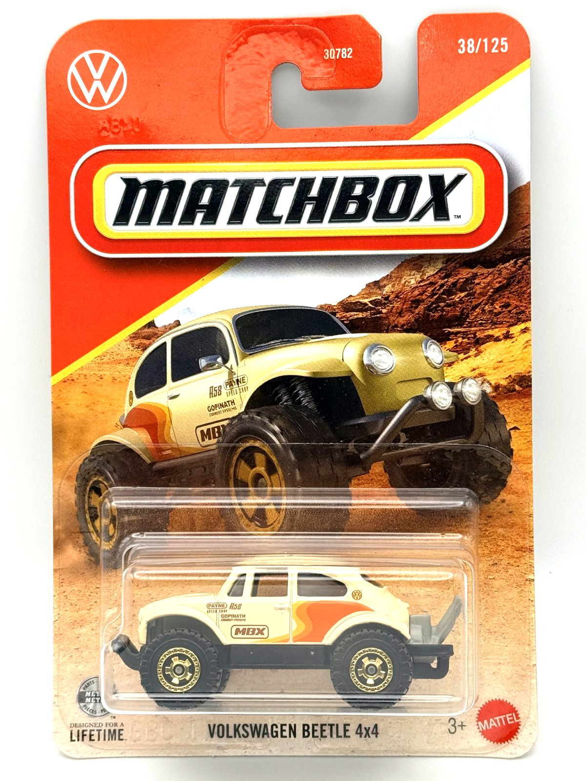1962 Volkswagen Beetle 4x4 (Baja) Matchbox 1:64 diecast